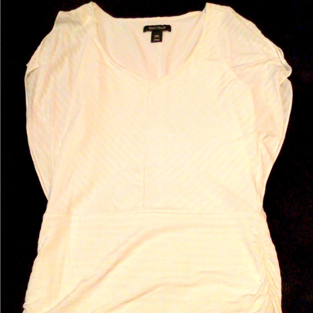Off white shirt.  White House Black Market